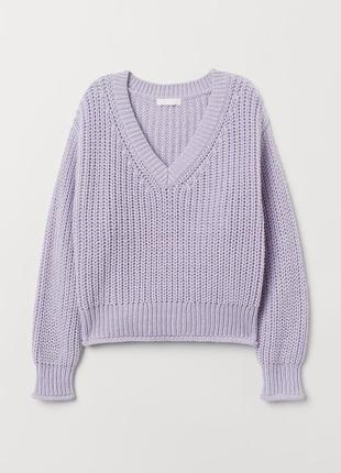 Красивий светр лілового кольору від h&m1 фото