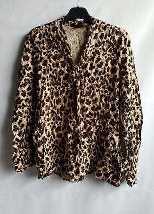 Шикарна блуза esmara принт леопард2 фото
