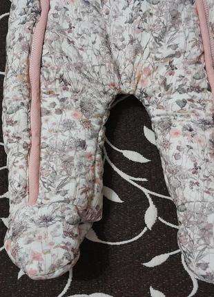 Комбінезон єврозима на синтепоні та хб підкладці на дівчинку 6 місяців, фірми mamas&amp;papas8 фото