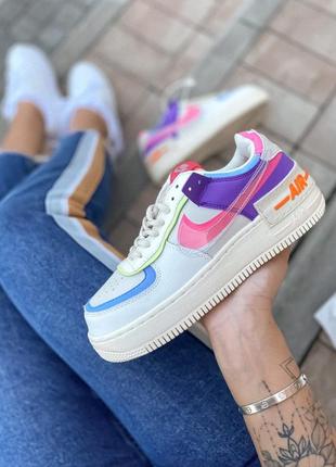 Яскраві літні кросівки nike air force shadow