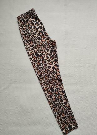 Суперовые лосины леггинсы в леопардовый принт высокая посадка disney6 фото