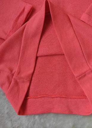 Розовый оранжевый неоновый свитшот джемпер кофта на байке свитер батал большого размера7 фото