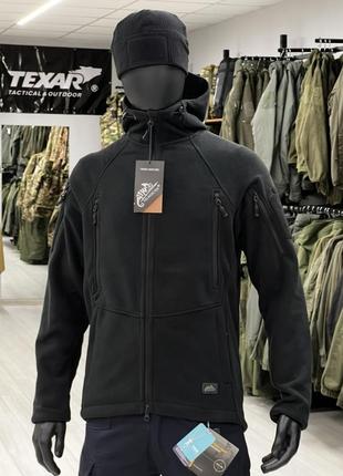 Флисовый свитшот куртка кофта patriot mk2 черная black