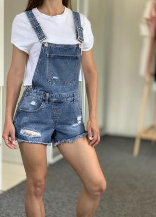 Джинсовый комбинезон denim co 36-38