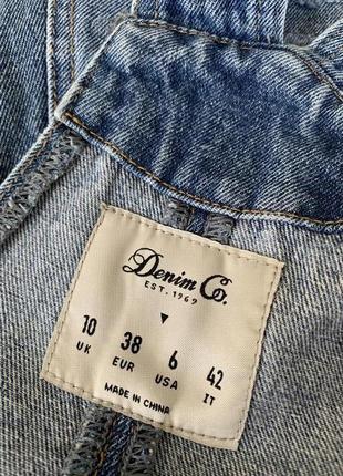 Джинсовый комбинезон denim co 36-387 фото