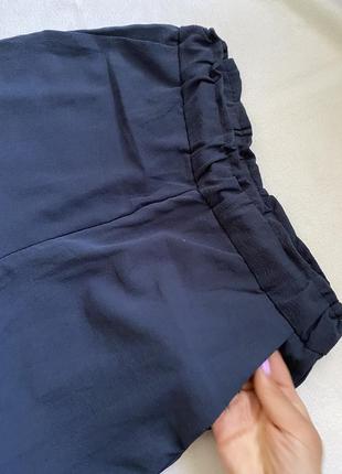 Сині кюллоты, подовжений широкі шорти, бермуди , широкі бриджі h&m4 фото