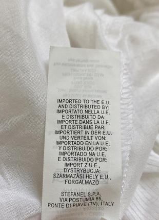 Нова біла бавовняна італійська бохо сорочка блуза stefanel l7 фото