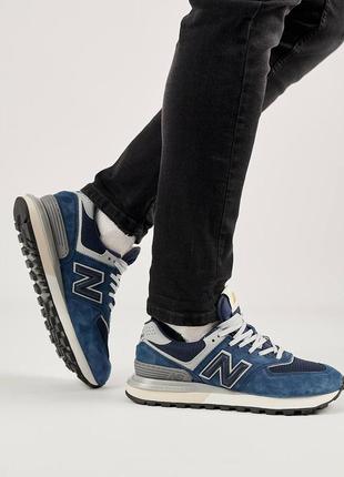 Мужские кроссовки new balance classic navy white