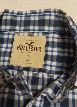 Качественная стильная брендовая рубашка hollister 100% cotton