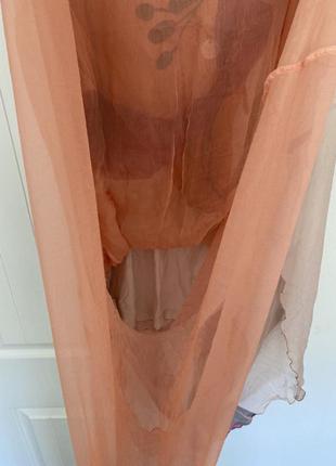 Вечернее длинное платье сарафан дизайнерская итальянская шелковая шелковая шелковая шелк patrizia pepe 446 фото