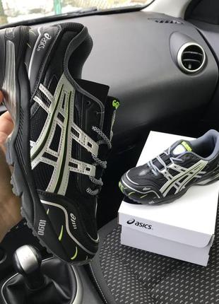 Кроссовки asics gel 1090 black white3 фото