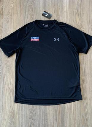 Мужская спортивная сетчатая футболка с принтом under armour