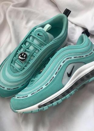 Кроссовки опигинал nike air max 97 gs 'have a nike day - tropical twist', бирюзовый