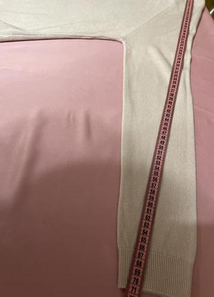 Розовая пудровая тоненькая кофта с замком на спине акрил9 фото