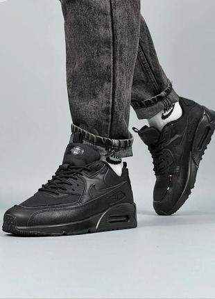 Мужские кроссовки nike air max 90 surplus black