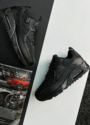 Мужские кроссовки nike air max 90 surplus black8 фото