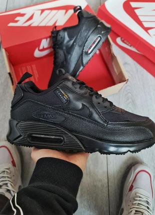 Мужские кроссовки nike air max 90 surplus black5 фото