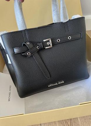 Сумка michael kors emilia small logo satchel оригинал кожа