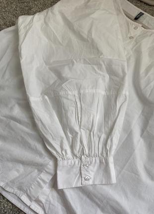 Нова великий розмір біла бавовняна сорочка блуза  pieces 56-60 (54) данія4 фото