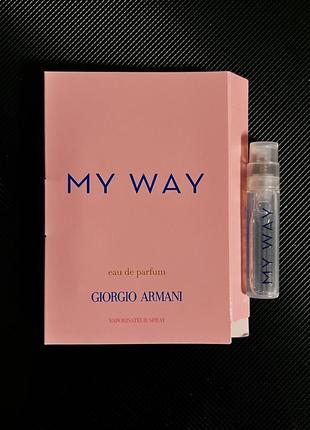 Пробник парфюма giorgio armani аромат my way floral цветочные духи edp2 фото