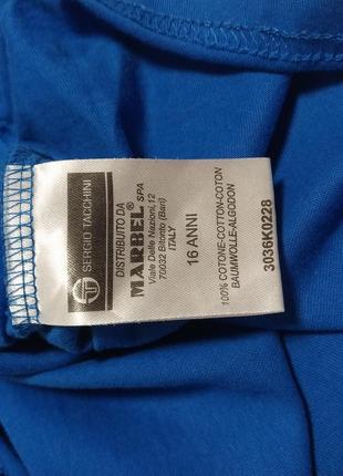 Качественная стильная брендовая майка sergio tacchini 100% cotton5 фото
