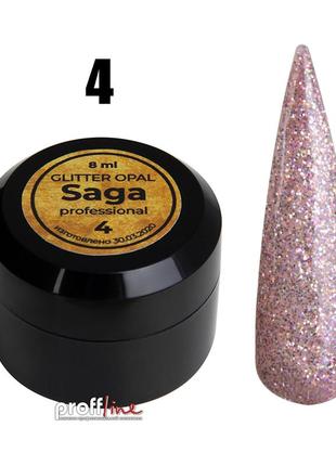 Гель-фарба saga galaxy glitter opal 8 мл, №4