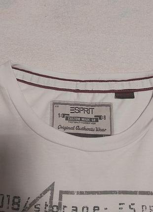 Якісна стильна брендова футболка esprit 100% cotton