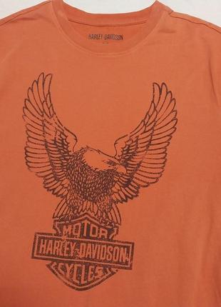 Качественная стильная брендовая футболка harley davidson 100% cotton