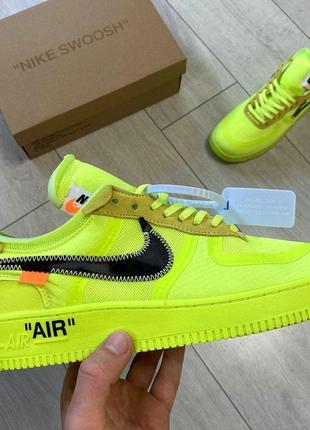 Кросівки nike air force off white1 фото