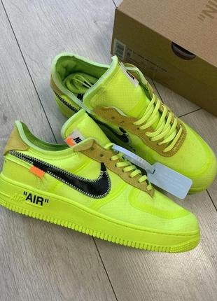 Кросівки nike air force off white3 фото