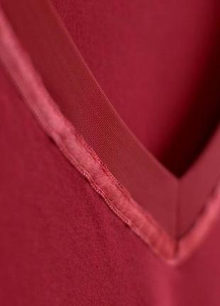 Блузка трикотажна віскозна червона m&s розмір 10( м )4 фото