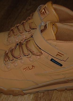 Утеплённые ботинки на мембране 42-43 р fila waterproof