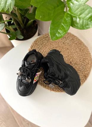Стильные кроссовки для девочек подростков чёрные от  jong golf4 фото