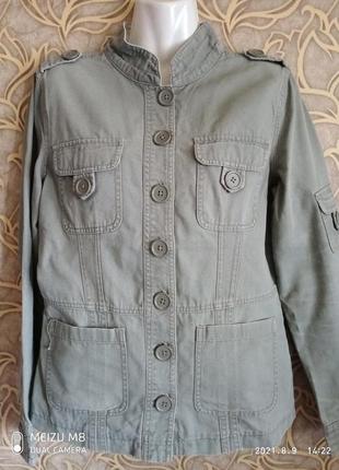 (191) джинсовая куртка/пиджак/жакет  papaya/размер 121 фото