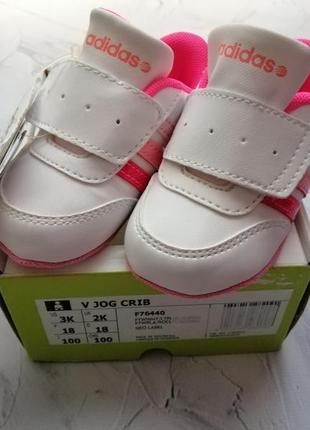 Кроссовки детские adidas v jog crib — цена 550 грн в каталоге Кроссовки ✓ Купить товары для детей доступной цене на | Украина