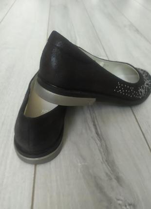 Туфлі балетки чорні туфли черные 36 размер3 фото