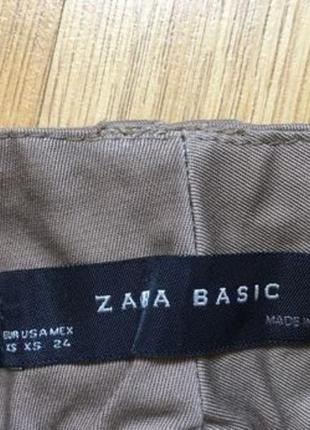 Шорті котонові zara basic в діловому стилі жіночі3 фото