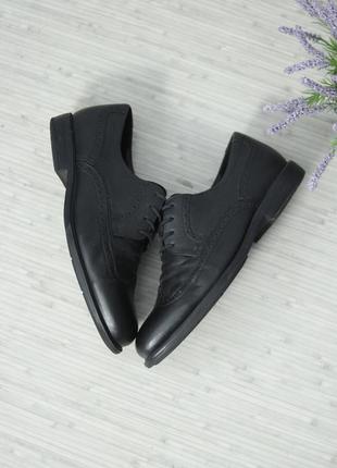 Кожаные туфли броги черные классические 44 lloyd hugo boss tommy hilfiger prada кожаные на свадьбу clarks6 фото
