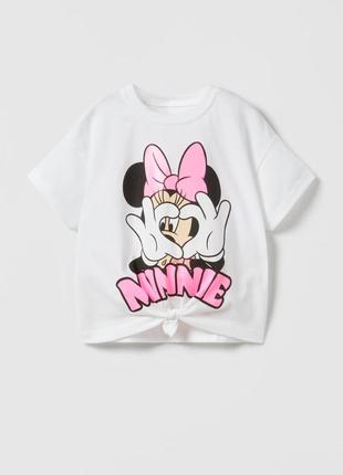 Футболка zara minnie mouse
