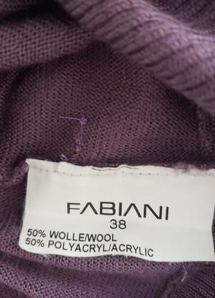 Fabiani кофта женская свитер s m  44 46,  38 50% шерсть4 фото