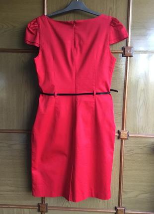 Красное платье на подкладке2 фото