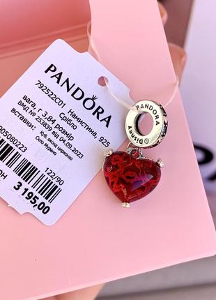 Шарм пандора серебро 925 бусина pandora подвеска «любовь, которая будет продолжаться всегда» клипса бусина на браслет оригинальная пандора новая бирка