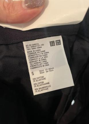 Брюки uniqlo. smart брюки до щиколотки из хлопка5 фото