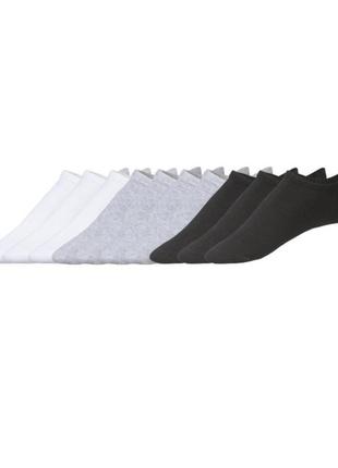 Шкарпетки короткі жіночі 10 пар esmara розмір 39-42.ціна за упаковку.