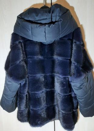 Норковая шуба трансформер 48-52 итальялия