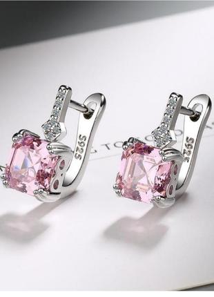 Серьги серебро silver original