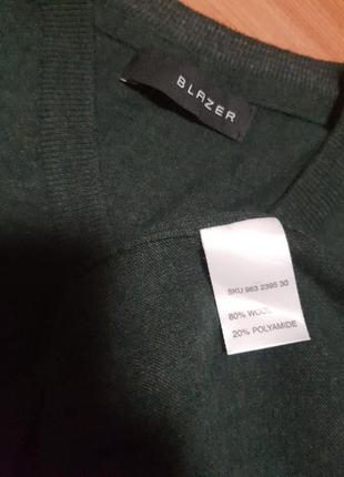 Джемпер мужской blazer 80% wool.3 фото