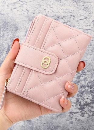 Жіночий гаманець baellery маленький міні червоний рожевий8 фото