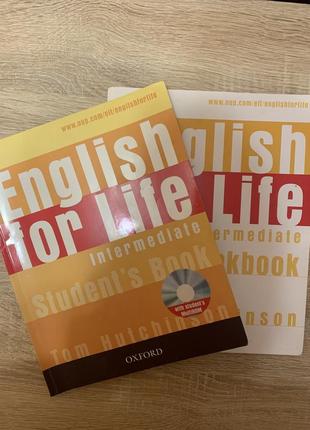 English for life intermediate student’s/work book, tom hutchinson