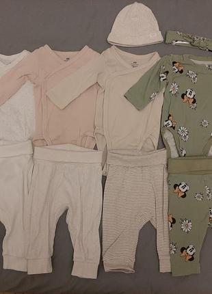 Полный комплект одежды для девочки от 0 до 3 месяцев4 фото